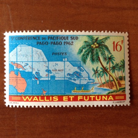 Wallis et Futuna 161 ** luxe sans charnière carte 1962