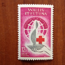 Wallis et Futuna 168 ** luxe sans charnière croix rouge 1963
