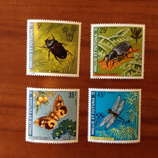 Wallis et Futuna 185-188 ** luxe sans charnière Insecte 1974