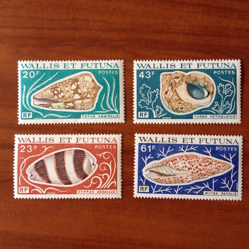 Wallis et Futuna 192-195 ** luxe sans charnière Coquillage 1976