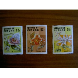 Wallis et Futuna 238-240 ** luxe sans charnière fleurs 1979