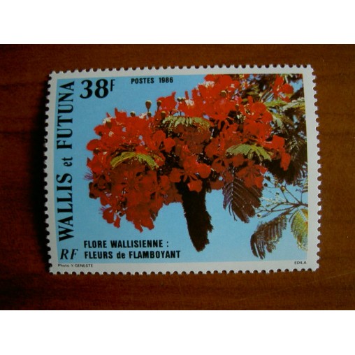 Wallis et Futuna 336 ** luxe sans charnière Arbre le Flamboyant 1986