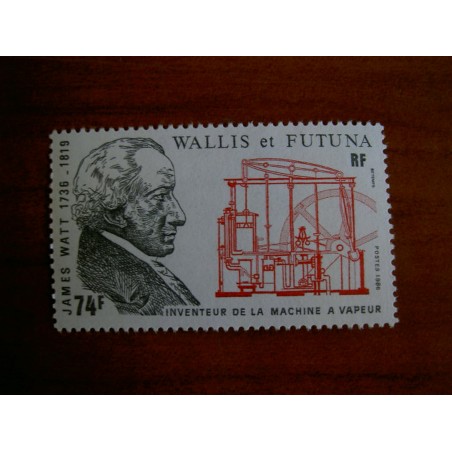 Wallis et Futuna 347 ** luxe sans charnière James Watt Machine à vapeur 1986