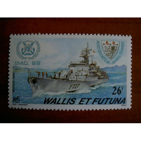 Wallis et Futuna 384 ** luxe sans charnière Aviso Bateau Charner 1988