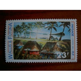 Wallis et Futuna 392 ** luxe sans charnière Paysage 1989