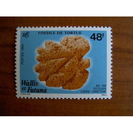 Wallis et Futuna 394 ** luxe sans charnière Fossile de Tortue 1990