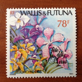 Wallis et Futuna 397 ** luxe sans charnière Orchidées fleurs 1990