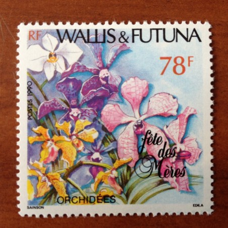 Wallis et Futuna 397 ** luxe sans charnière Orchidées fleurs 1990