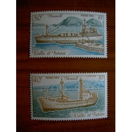 Wallis et Futuna 400-401 ** luxe sans charnière Navires 1990