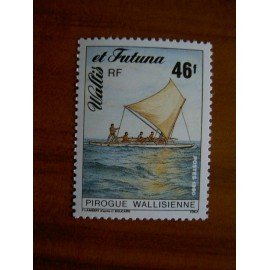 Wallis et Futuna 404 ** luxe sans charnière Pirogue 1990