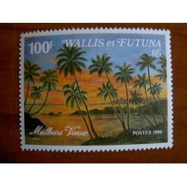 Wallis et Futuna 404A ** luxe sans charnière Paysage palmiers 1990