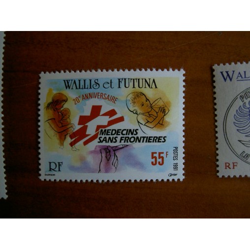 Wallis et Futuna 407 ** luxe sans charnière Medecin sans frontière 1991