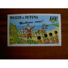 Wallis et Futuna 423 ** luxe sans charnière Père Noel 1991