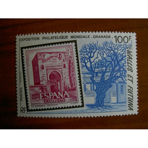 Wallis et Futuna 428 ** luxe sans charnière Timbre sur timbre 1992
