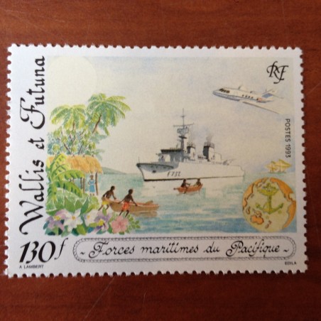 Wallis et Futuna 444 ** luxe sans charnière Force maritime 1993