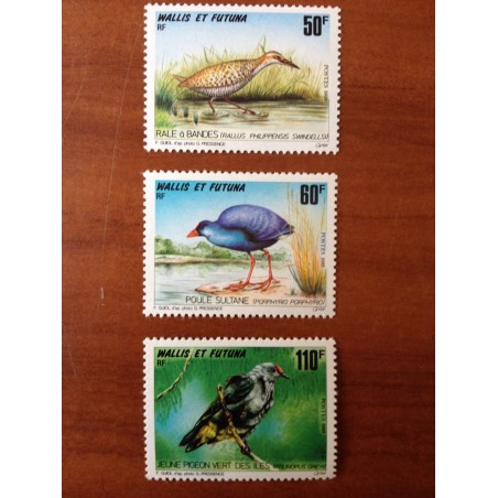 Wallis et Futuna 446-448 ** luxe sans charnière Faune oiseau 1993