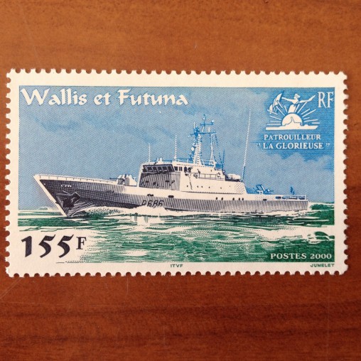 Wallis et Futuna 537 ** luxe sans charnière Bateau Glorieuse 2000