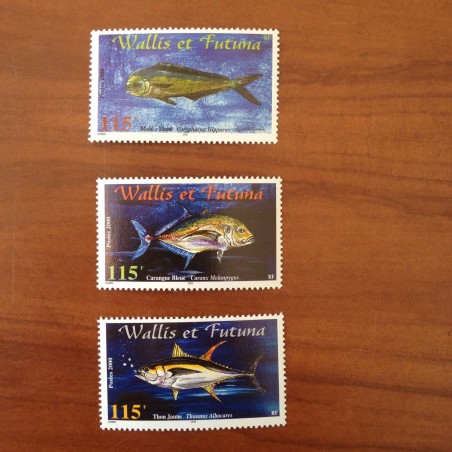 Wallis et Futuna 543-545d ** luxe sans charnière Faune Poisson 2000