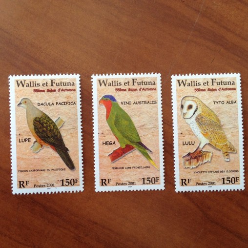 Wallis et Futuna 561-563d ** luxe sans charnière Faune Oiseau 2001