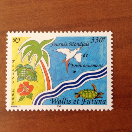 Wallis et Futuna 570 ** luxe sans charnière Environnement tortue 2002