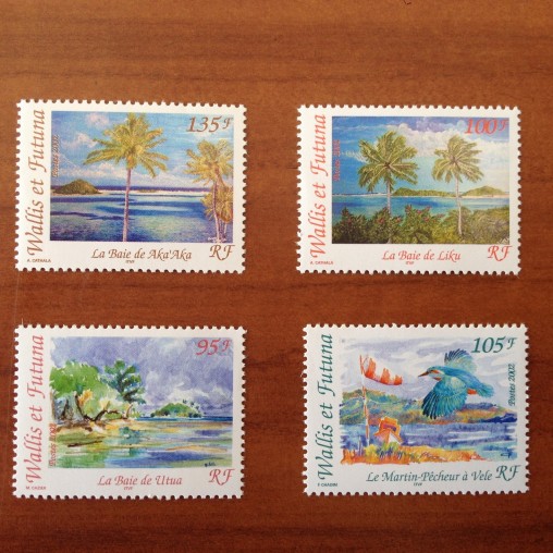 Wallis et Futuna 578-581d ** luxe sans charnière Paysage 2002