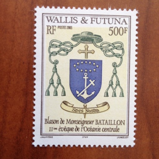 Wallis et Futuna 611 ** luxe sans charnière Blason eveque 2003