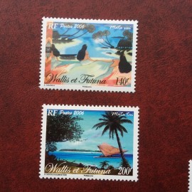 Wallis et Futuna 658-659 ** luxe sans charnière art Tableau 2006