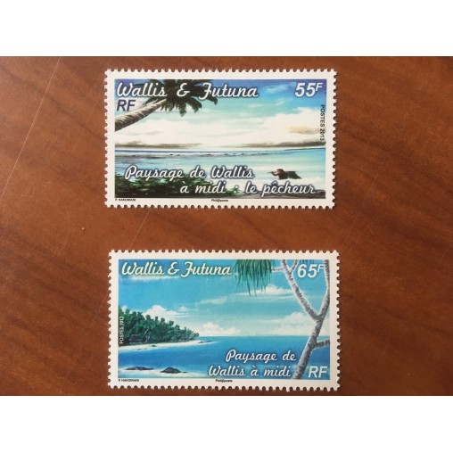 Wallis et Futuna 801-802 ** luxe sans charnière Paysage 2013