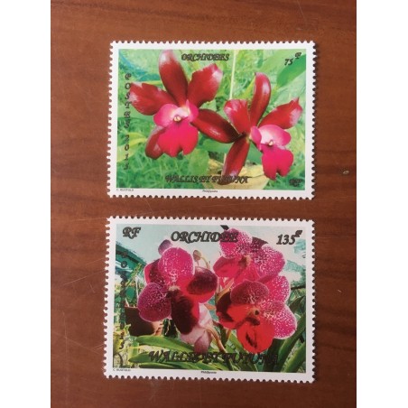 Wallis et Futuna 837-838 ** luxe sans charnière Fleurs Orchidées 2015