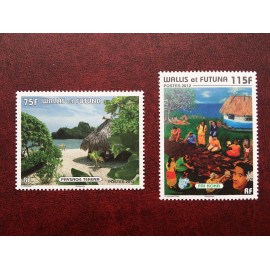 Wallis et Futuna 761-762 ** luxe sans charnière Paysage 2012