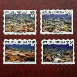 Wallis et Futuna 597-600d ** luxe sans charnière Coraux 2003