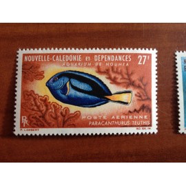 NOUVELLE CALEDONIE PA Num 77 * MH avec charniere ANNEE 1965 Poisson fishPoisson fish