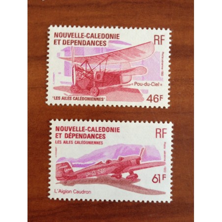 NOUVELLE CALEDONIE PA Num 230-231 ** MNH ANNEE 1983 Aviation