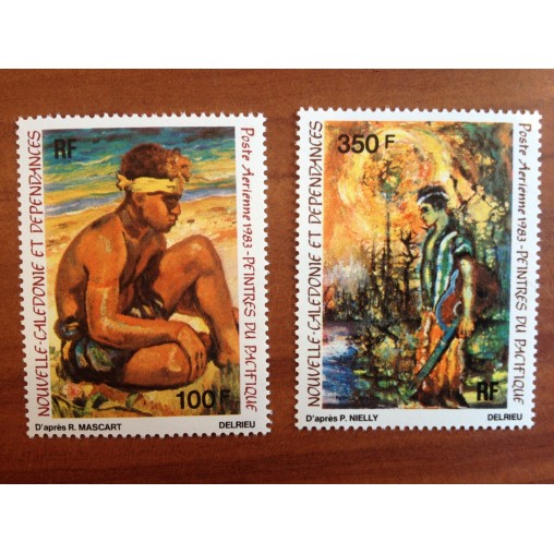 NOUVELLE CALEDONIE PA Num 234-235 ** MNH ANNEE 1983 Tableau Mascart Nielly
