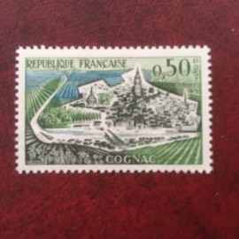 France 1314a ** Cognac 2 peniches absentes Variété en 1961