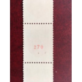 France 1510b ** Armoirie St Lo numero rouge roulette  Variété en 1966