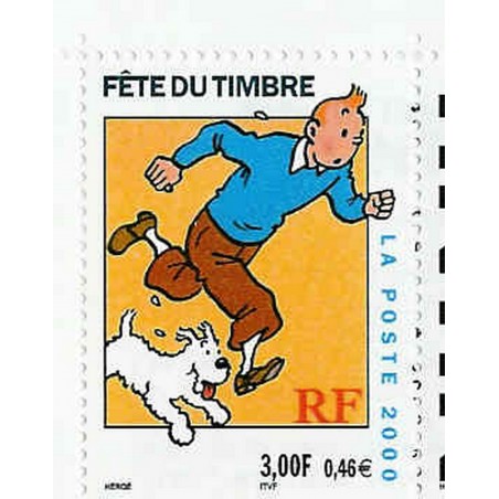 France 3303a ** Tintin  en 2000