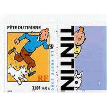 France 3303b ** Tintin  en 2000