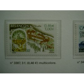 France 3387 ** Besançon  en 2001