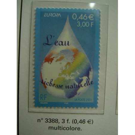 France 3388 ** Eau  en 2001