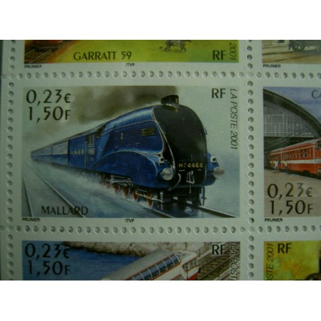 France 3411 ** Train locomotive  en 2001