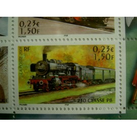 France 3414 ** Train locomotive  en 2001