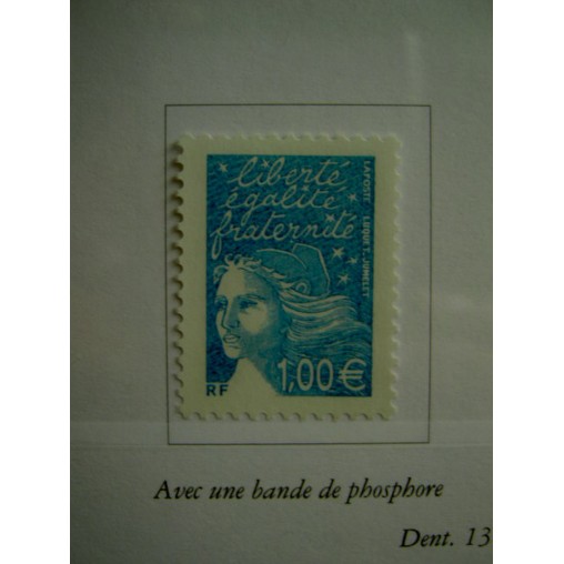 France 3455 ** 1,00  en 2002