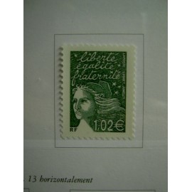 France 3456 ** 1,02  en 2002