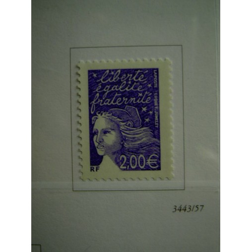 France 3457 ** 2,00  en 2002
