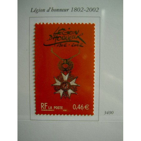France 3490 ** Legion honneur  en 2002