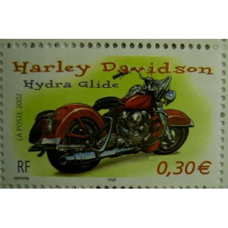 France 3514 ** Moto Harley Davidson en 2002