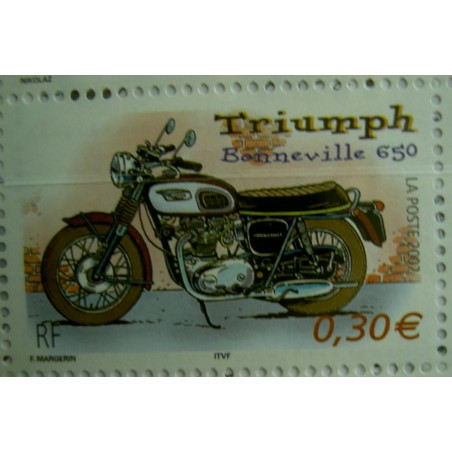France 3515 ** Moto Triumph en 2002