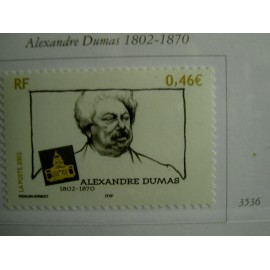 France 3536 ** Alexandre Dumas  en 2002