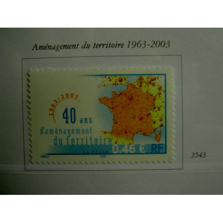 France 3543 ** Datar France  en 2003
